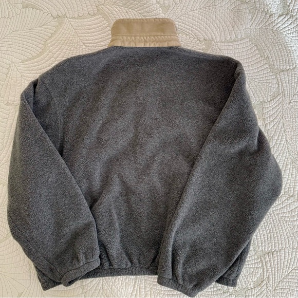 Vintage Ralph Lauren Gray Zip-Up Fleece Jacket - Picture 9 of 11